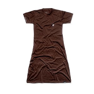 VESTIDO LONGO BASICO (BROWN)