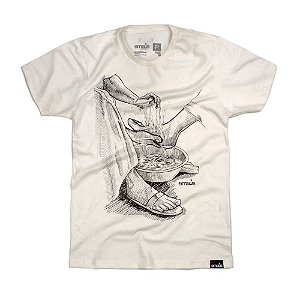 CAMISETA LAVA PÉS (OFF WHITE)