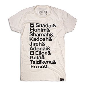 CAMISETA EU SOU (OFF WHITE)