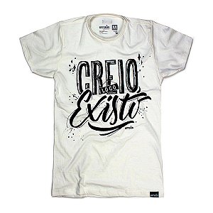 CAMISETA CREIO LOGO EXISTO!