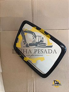 Espelho Retrovisor para Escavadeira Hidráulica - Retangular