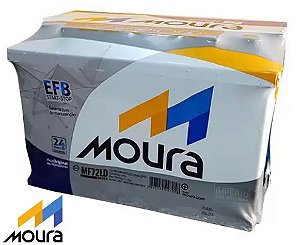 Bateria Moura EFB 72Ah - MF72LD - Para Carro C/ Start-Stop