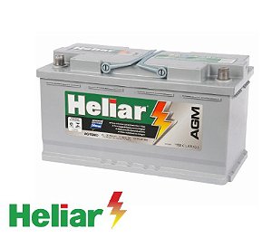 Bateria Heliar AGM 95Ah - AG95MD -  C/ Start-Stop