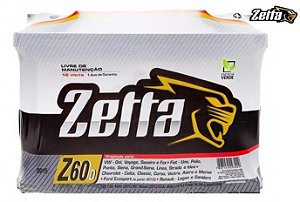 Bateria Zetta 60Ah – Z60D