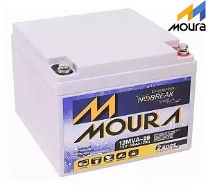 Bateria Moura 26Ah – 12MVA26