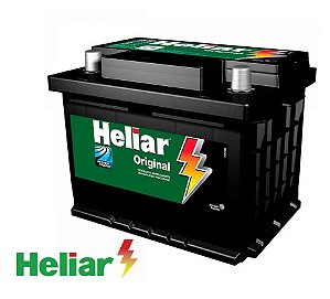 Bateria Heliar Original 60Ah – HGR60HD / HGR60HE – Livre de Manutenção