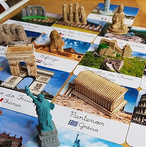 Miniaturas e flashcards Monumentos do Mundo