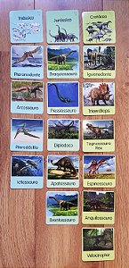 Flashcards Eras Jurássicas dos Dinossauros