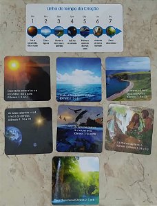 Flashcards 7 dias da criação - Gênesis