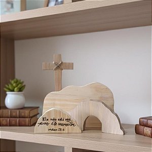 Decoração Páscoa cristã - jardim da ressurreição