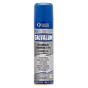 GALVALUM - Galvanização à Frio - Spray Aerosol 300 ml - Quimatic