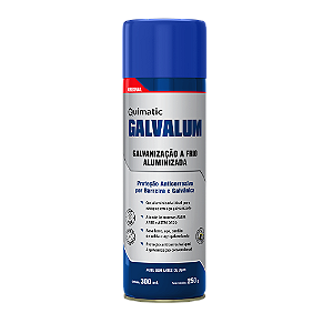 GALVALUM - Galvanização à Frio - Spray Aerosol 300 ml - Quimatic