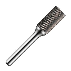 Lima Rotativa Metal Duro Cilíndrica 6X16X6X65mm Com Quebra cavaco