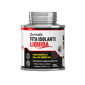 Fita Isolante Liquida (Preta) 200ml - Quimatic
