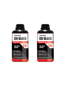 Kit Oxidação Preta Instantânea a Frio - Oxi Black F9 - Quimatic