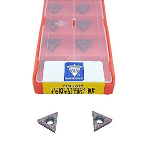 Inserto Pastilha TCMT 110204 EF YBG205 - DIAMOND / ZCC