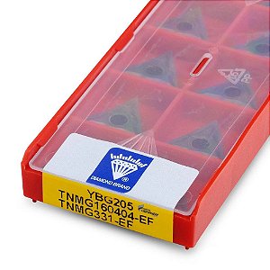 Inserto Pastilha TNMG 160404 EF YBG205 – DIAMOND / ZCC