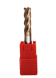 Fresa Metal Duro Topo Reto 4 Cortes 4mm 55hrc