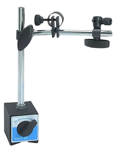 Base Magnética Simples com Ajuste Fino - Encaixe p/ furo 8MM