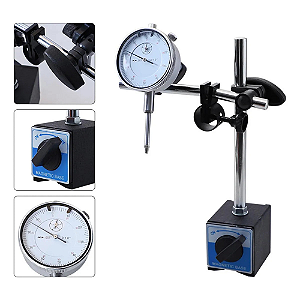 KIT BASE MAGNÉTICA + RELÓGIO COMPARADOR