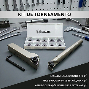 Kit Torneamento MTJNR 2020 K16 + PTFNR20 K16 + TNMG160404