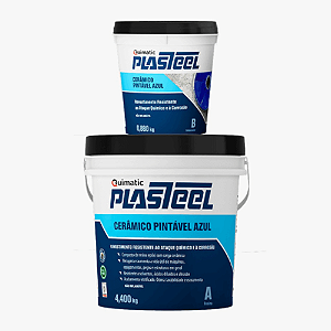 Plasteel Cerâmico Pintável 3:1 (AZUL) - 5,28 kg