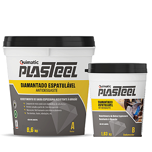 Plasteel Diamantado Espatulável 4:1 - 8,6 kg