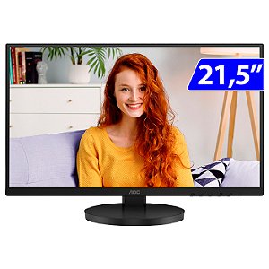 Monitor Aoc Led 22b3hmf 21.1p Hdmi Vga Ajust Alt - 22b3hmf