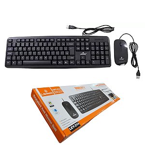 Kit Teclado e Mouse Lehmox LEY-214