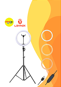 Ring Light 12'' Polegadas / Lehmox LEY-272 Iluminação Profissional