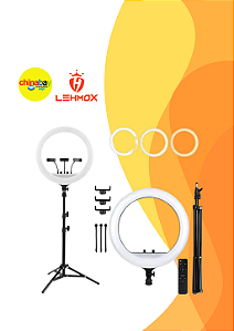 Ring Light 14'' Polegadas/ Lehmox LEY-40 Iluminação Profissional