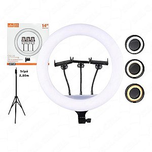 Ring Light 14'' Polegadas Lehmox LEY-40