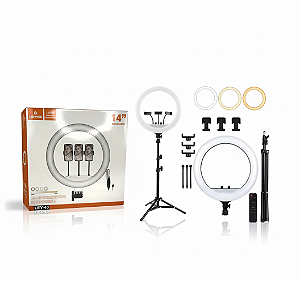 Ring Light 14'' Polegadas/ Lehmox LEY-40 Iluminação Profissional