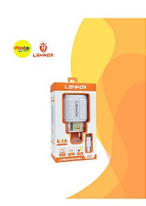 Carregador Turbo Lehmox LE-82 Tipo-C 5.1A