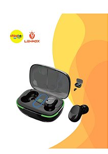 Fone de Ouvido Bluetooth Lehmox LEF-Y90