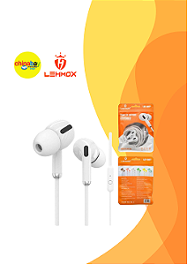 Fone de Ouvido Lehmox LEF-1057 com Fio