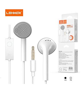 Fone de Ouvido Lehmox LEF-1217 com Fio