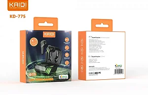 Fone Bluetooth Kaidi KD-775 – Modo Gamer com Baixa Latência e Som Envolvente