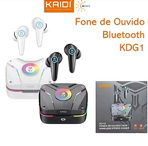 Fone Bluetooth Kaidi KD-G1 - Modo Gamer