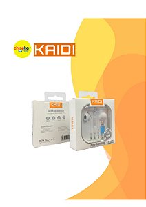 Fone de Ouvido com Fio Kaidi KD-730 para iPhone com Microfone – Premium