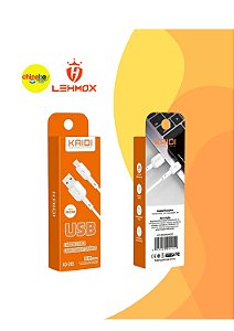 Cabo de dados e carregamento kaidi para Micro/v8 - 1 Metro