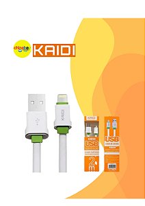 Cabo USB para Lightning Kaidi KD-327A – 2 Metros, Carregamento Rápido