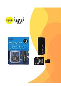 Cartão de Memória altomex 16gb Adaptador SD + Leitor USB al-mo-16