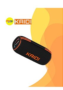 Caixa de Som Sem Fio Kaidi KD-833 – Potência de 60W e Resistência IPX6