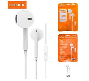 Fone de Ouvido com Fio Lehmox LEF-1030 – Som Estéreo de Alta Qualidade