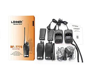 Kit 2 Rádios Comunicadores Lehmox BF-777S – Comunicação Rápida e Eficiente