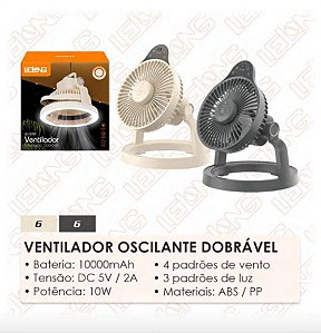 Ventilador Lelong LE-5701 – Potência, Conforto e Tecnologia