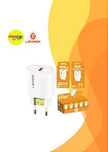 Fonte USB LehmoX LE-521-1 – Carregamento Rápido e Seguro