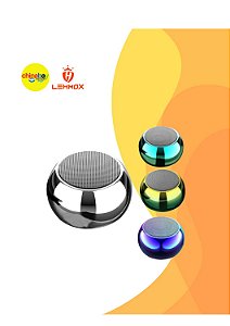 Caixa de Som Bluetooth Lehmox LES-M3 – Cor Sortida