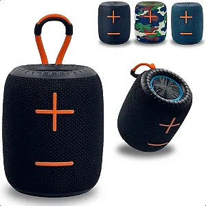 Caixa de Som Bluetooth Altomex AL-8381 | Compacta, Potente e Resistente IPX7 | Cor Sortida